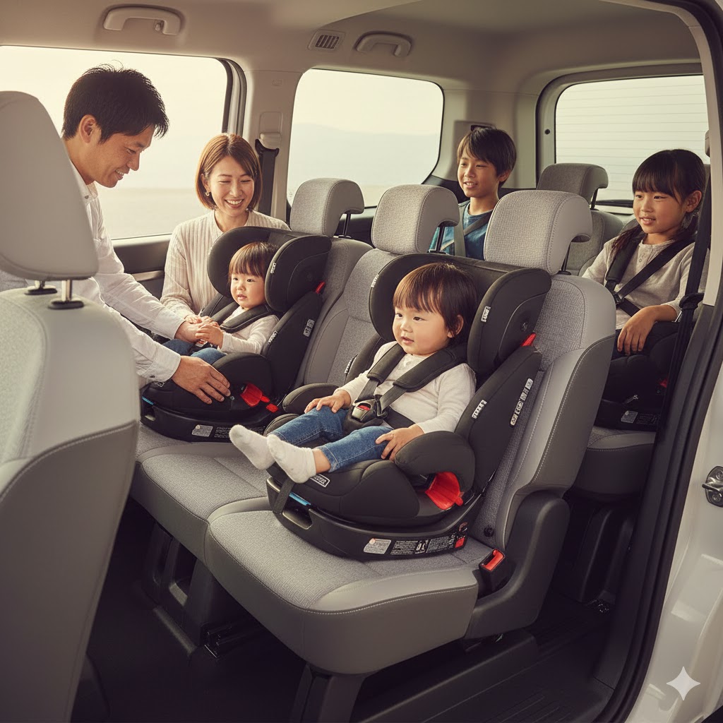 独立シートの快適性とISOFIX