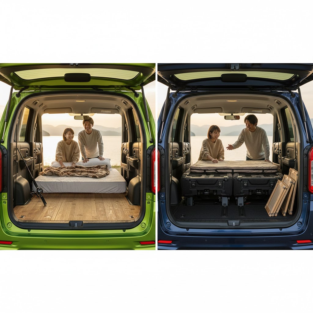 車中泊への適性とシート脱着